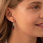 Sterling Silver Multi-Color Square Baltic Amber Earrings
