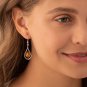Sterling Silver Baltic Amber Dangle Earrings