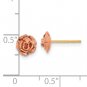 Black Hills Gold 10K Two-Tone Rose Stud Earrings