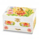 Children's Fairy Floral Jewelry Box with Mirror & Drawer