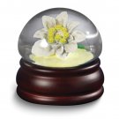 Edelweiss Flower Mushroom Musical Water Globe