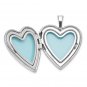 Sterling Silver I Love You To The Moon and Back Heart Locket