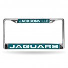 NFL Jacksonville Jaguars Laser Chrome Acrylic License Plate Frame