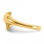 10K Yellow Gold Dolphin Toe Ring
