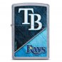 Zippo® MLB® Tampa Bay Rays Street Chrome™ Lighter - New Design