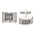Stainless Steel Wire Inlay Design Cuff links
