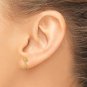 14K Yellow Gold Arrow Stud Earrings