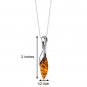 Sterling Silver Baltic Amber Pendant