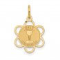 14K Yellow Gold Holy Communion Charm