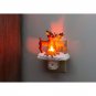 Rudolph & Clarice Campfire Flickering Night Light