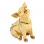 Bejeweled Gold-Tone Precious Pig Trinket Box w/Matching Necklace