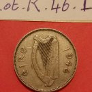Pre-decimal Irish "Reul" / half shilling or sixpence.  Éire coin