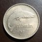 Irish pre-decimal "Fl&Atilde;&sup3;ir&Atilde;&shy;n" florin or 2 shillings. &Atilde;�ire Harp and Salmon