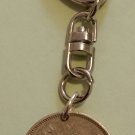Irish pre-decimal " Reul" keyring,  Irish gift