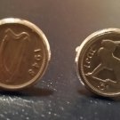 Irish pre-decimal coin jewellery Cufflinks
