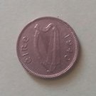 Irish pre-decimal 1940 Éire leath Reul 3d / truppeny bit