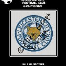 Leicester City Football Club logo crochet graphghan blanket pattern