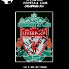 Liverpool  Football Club logo crochet graphghan blanket pattern
