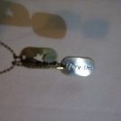 ANTIQUE STYLE NECKLACE DREAM AND STAR WITH 18 INCH CHAIN