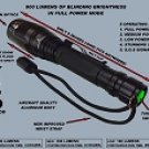 800 LUMEN POLICE FLASHLIGHT