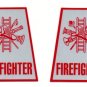Reflective Helmet Trapezoid - FIREFIGHTER