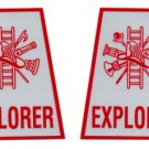 Reflective Helmet Trapezoid - EXPLORER