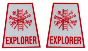 Reflective Helmet Trapezoid - EXPLORER