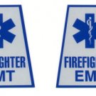 Reflective Helmet Trapezoid - FIREFIGHTER EMT