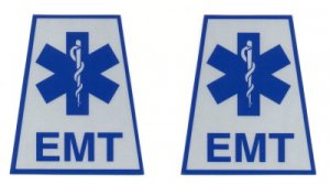 Reflective Helmet Trapezoid - EMT