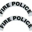 Reflective Helmet Crescent - FIRE POLICE