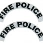 Reflective Helmet Crescent - FIRE POLICE