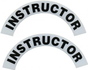 Reflective Helmet Crescent - INSTRUCTOR