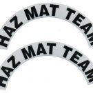 Reflective Helmet Crescent - HAZ MAT TEAM