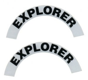 Reflective Helmet Crescent - EXPLORER