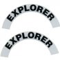 Reflective Helmet Crescent - EXPLORER