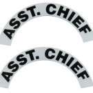 Reflective Helmet Crescent - ASST. CHIEF