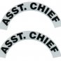 Reflective Helmet Crescent - ASST. CHIEF