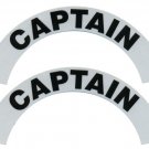 Reflective Helmet Crescent - CAPTAIN