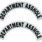 Reflective Helmet Crescent - DEPARTMENT A__HOLE