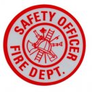 3" Round Reflective Decal - SAFETY OFFICER