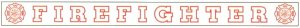 Outside Window Banner Decals - FIREFIGHTER