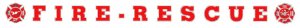 Inside Window Banner Static Decals - FIRE-RESCUE