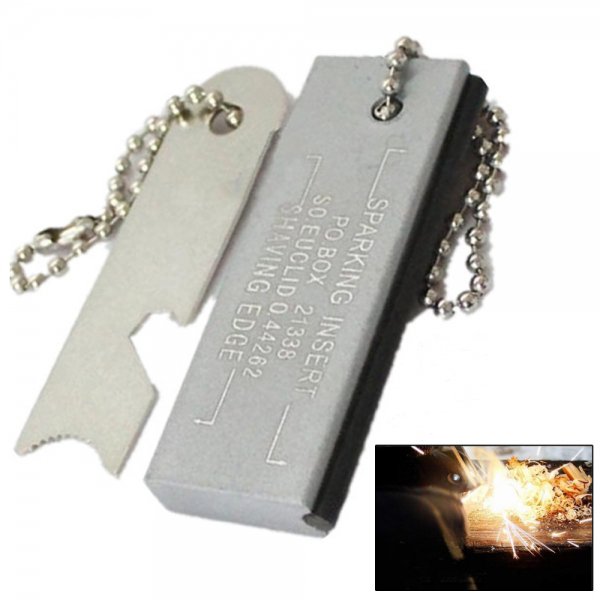 New Magnesium Fire Starter / Sparking Insert for Camping