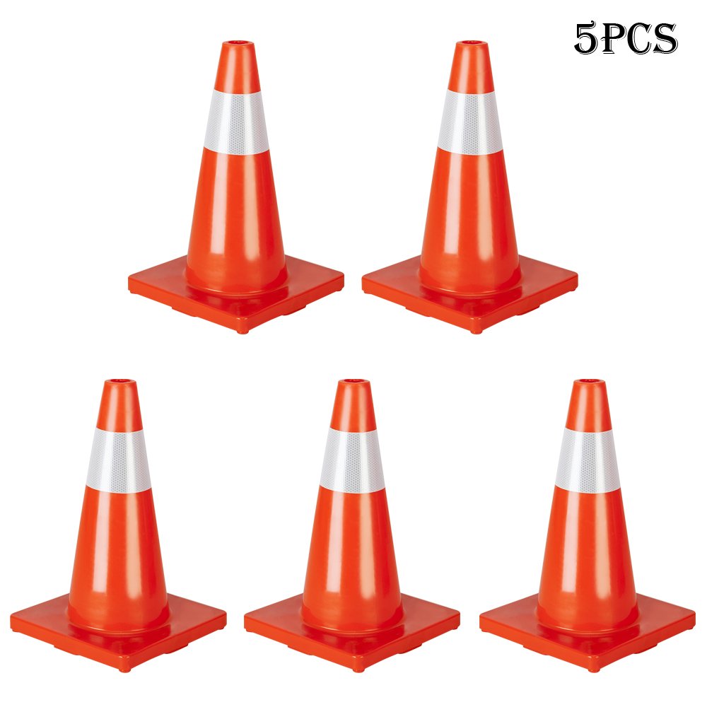 5-Pack Traffic Cones 18