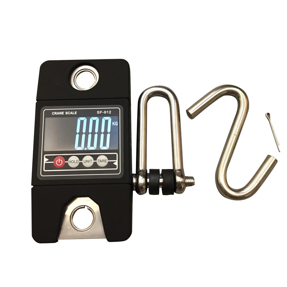 300kg/50g Durable Hook Scale Black