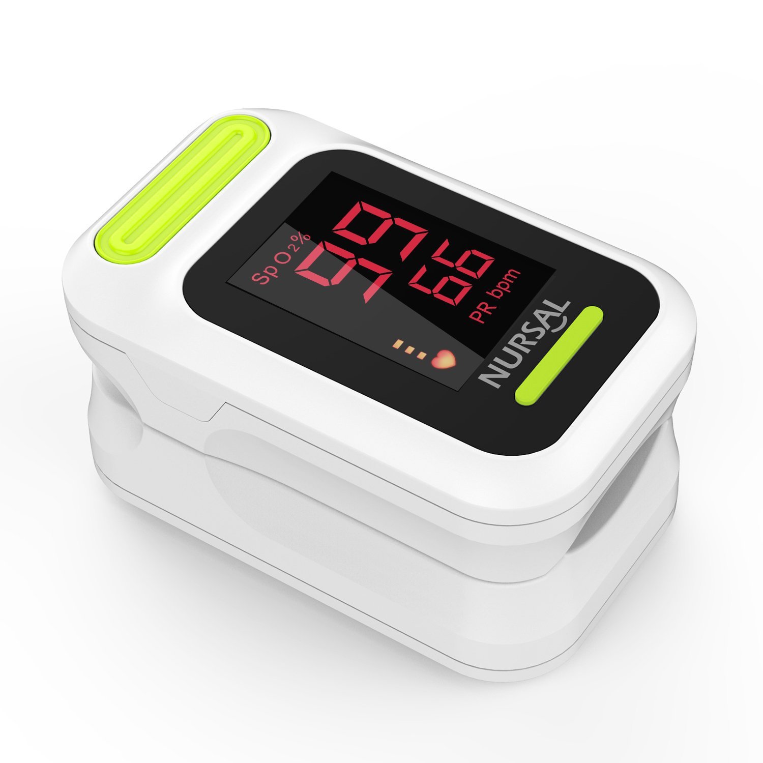 Nursal Fingertip Pulse Oximeter Blood Oxygen Saturation Monitor