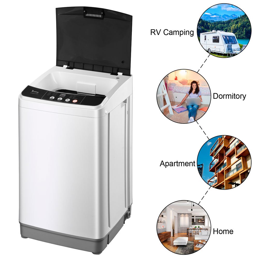 ZOKOP FullAutomatic Washing Machine Portable Compact Laundry Washer