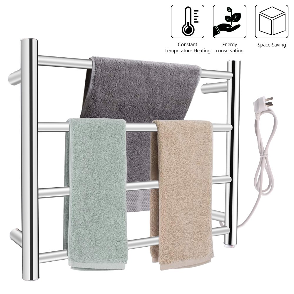 80W Stainless Steel Towel Drying Rack