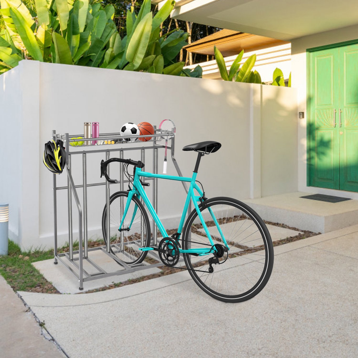 garage bike parking rack