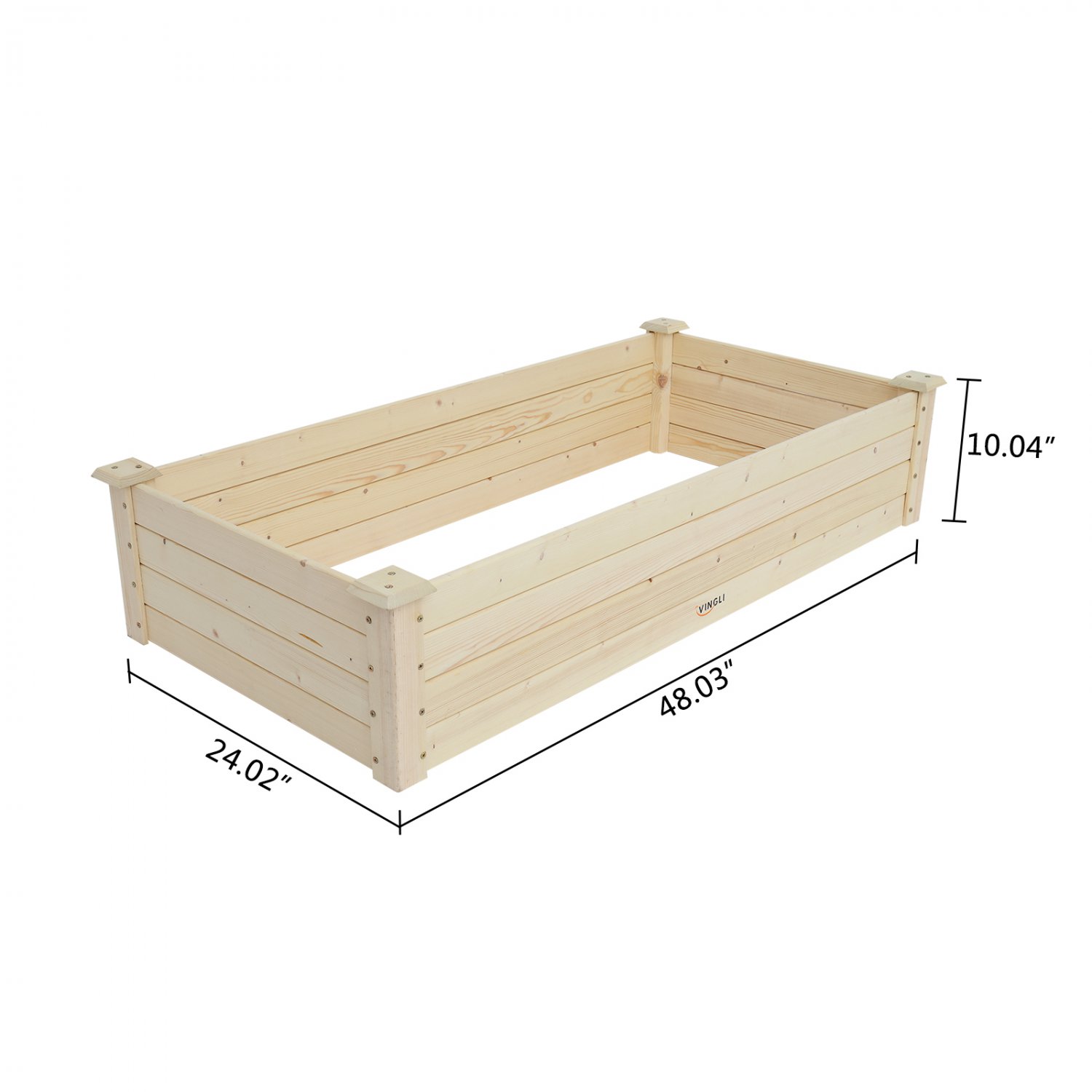 Wooden Rectangle Planting Frame